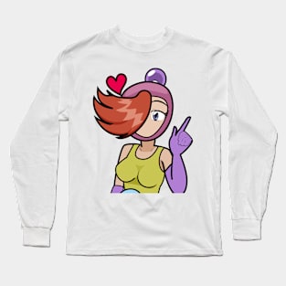Purple Heart B-Daman Bakugaiden series Long Sleeve T-Shirt